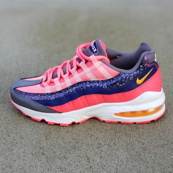 Nike Air Max 95 Premium SP Purple Pink Blue GS NEW - Picture 3 of 7